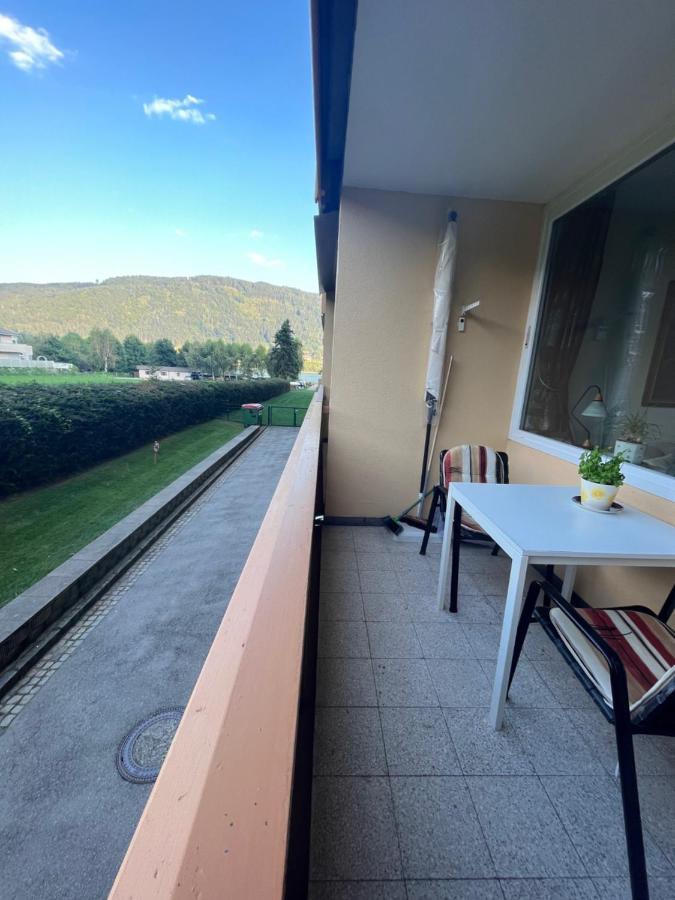 Kaernten Ossiacher See Apartment Zwei Zimmer Ferienwohnung Direkter Seezugang Strand Beheizte Schwimmhalle Bodensdorf Dış mekan fotoğraf